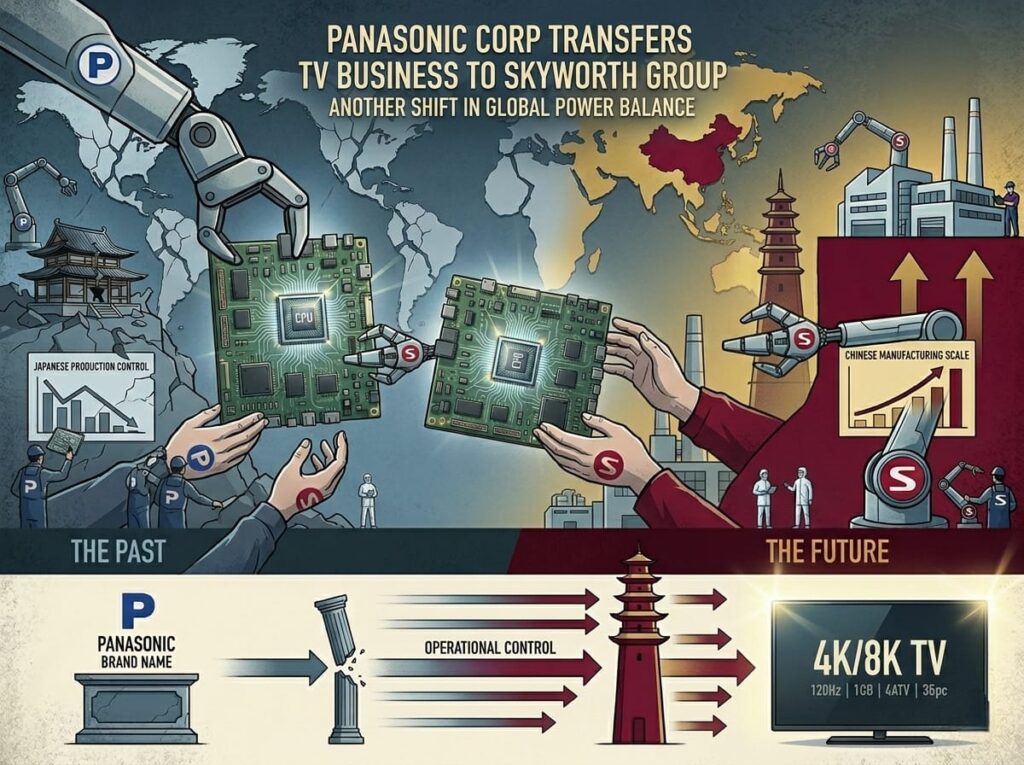 Panasonic Corporation Transfers Its TV Business to Skyworth Group