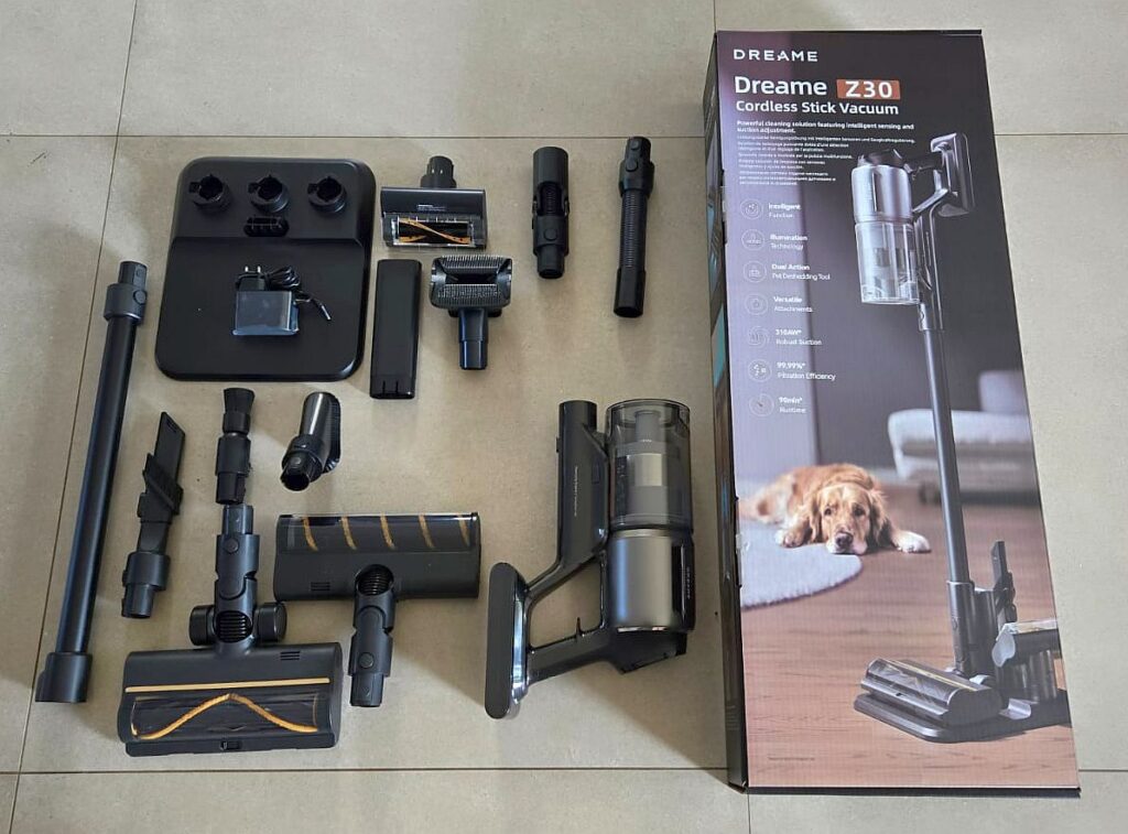 Dreame Z30 Package content