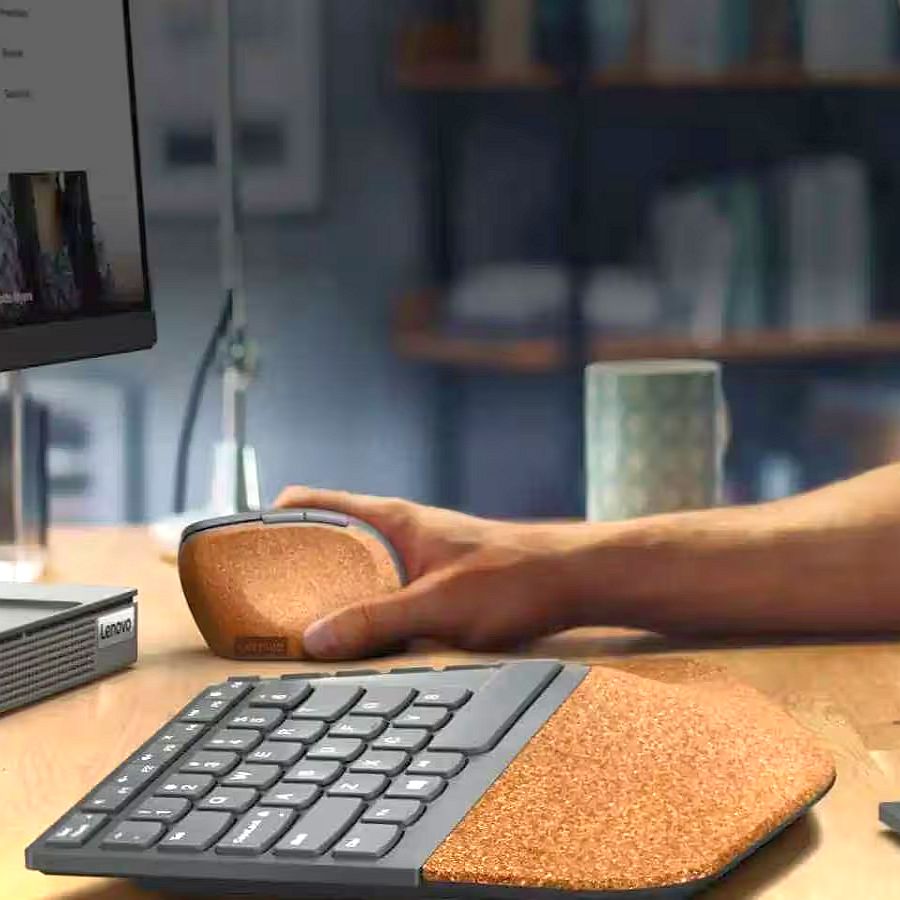 Lenovo Go Wireless Split Keyboard & Vertical Mouse