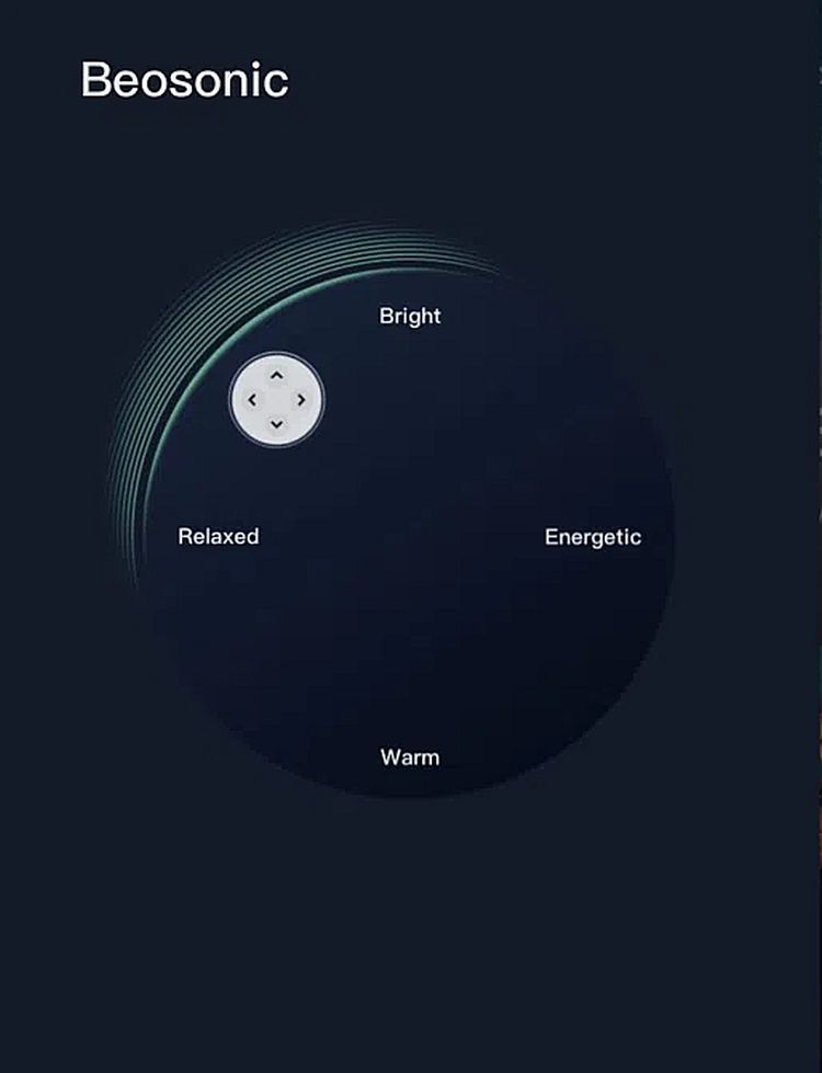 Beosonic system, familiar from B&O premium headphones