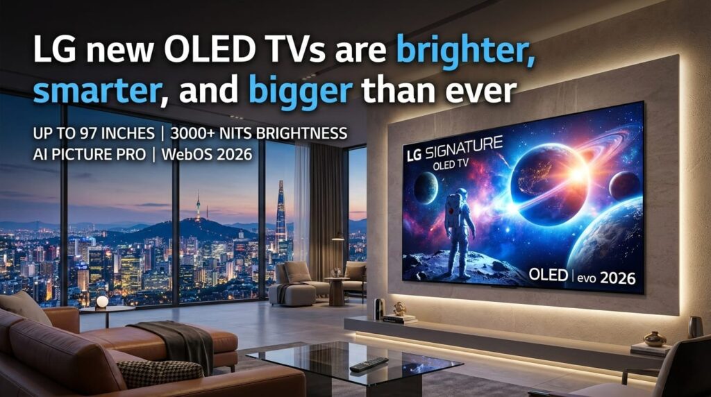 LG’s New OLED TVs Are Brighter, Smarte and Bigger Than Ever