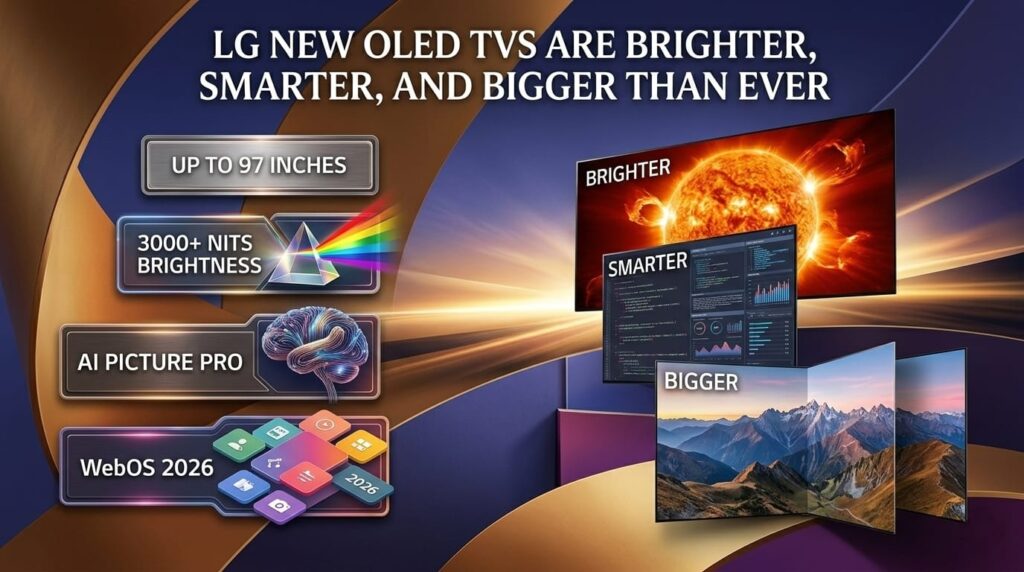 LG’s New OLED TVs Are Brighter, Smarte and Bigger Than Ever