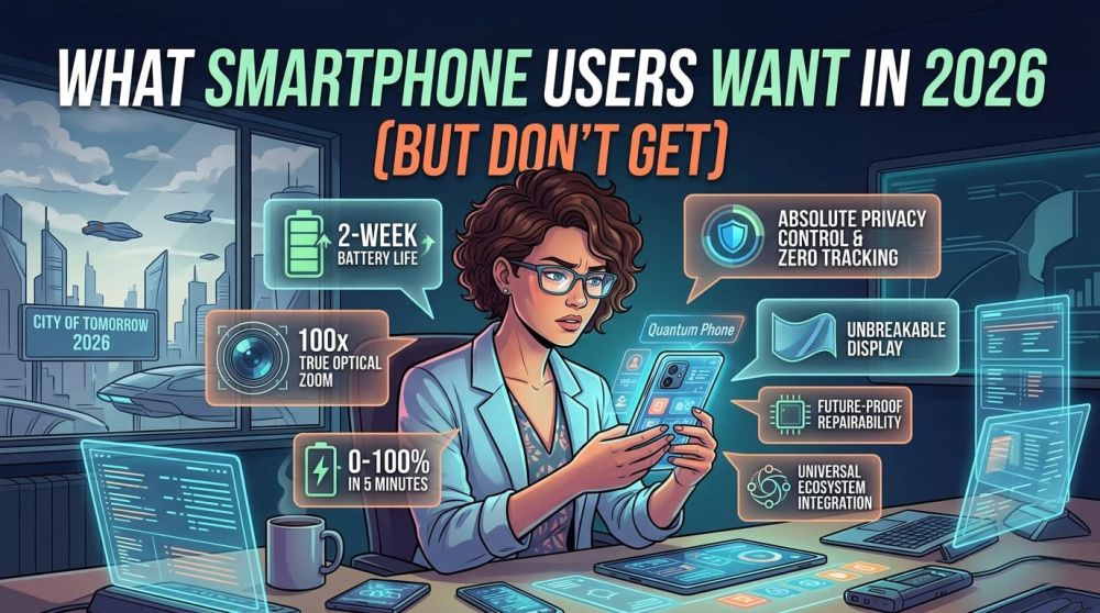 What Do Smartphone Users Really Want in 2026, But don't Get?