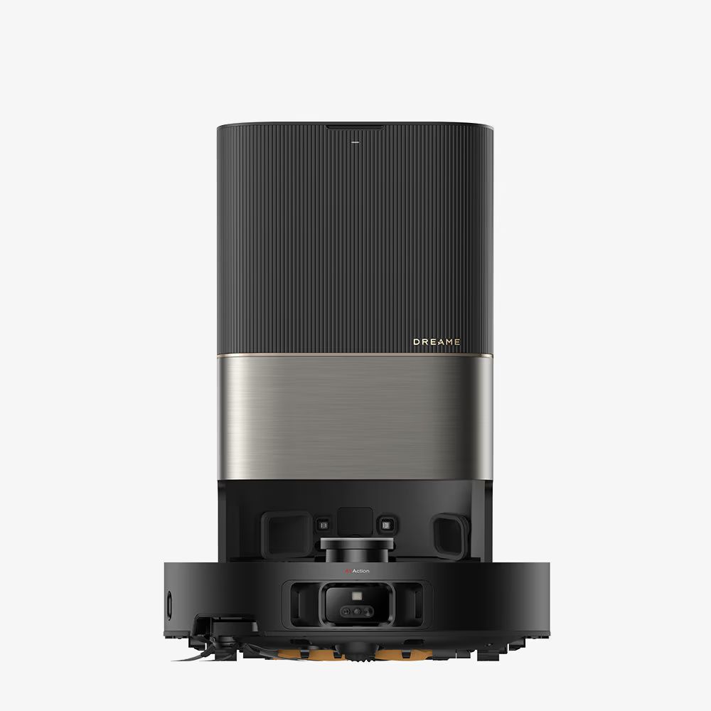 Docking station with self-emptying and self-cleaning