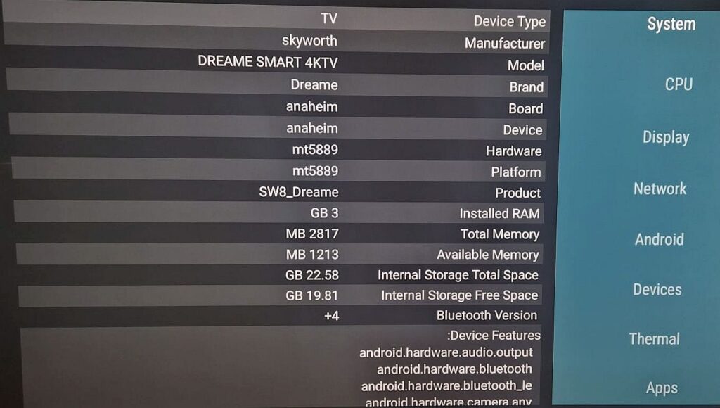 Dreame S100 manufactured by Skyworth