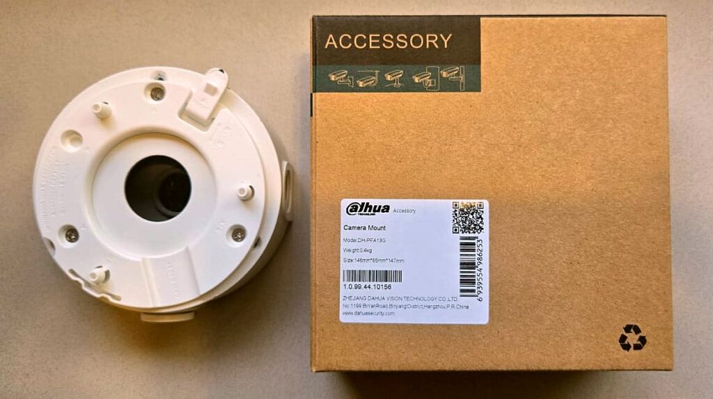 Dedicated mounting base DH-PFA13G junction box