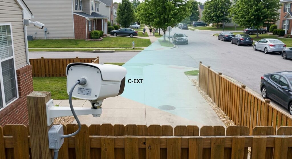 Perimeter camera illustration