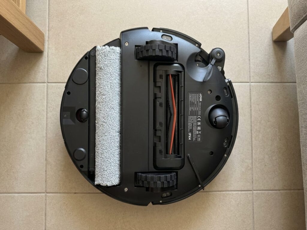 Roller instead of scrubbers