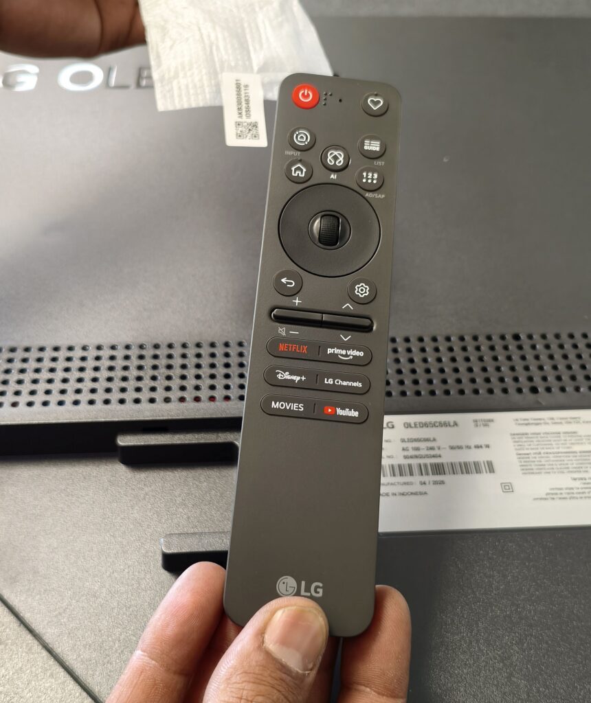 LG C6 remote control