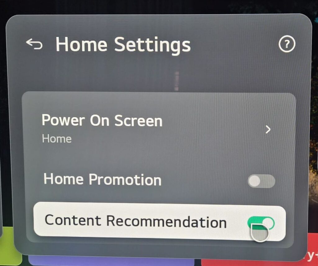 Disable built-in advertising